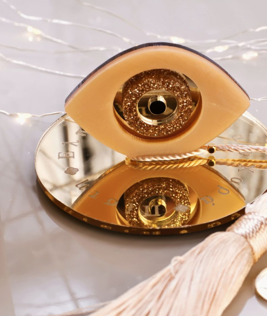 Scented 2026 Lucky Candle – With Lid & Evil Eye