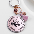 Women’s Keychain “Love you Mom” - Personalized Women’s Keychain “Love you Mom” - Personalized