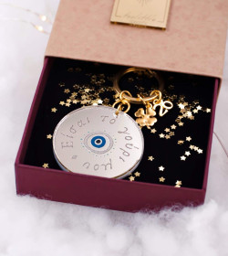 Γυναικείο Μπρελόκ Μάτι: "Είσαι το Γούρι μου"