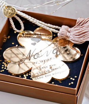 2026 Golden Four-Leaf Clover Lucky Charm - Godmother 2026 Golden Four-Leaf Clover Lucky Charm - Godmother