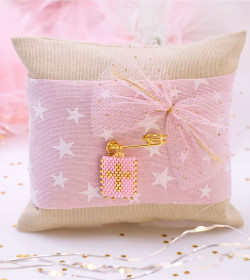 Μαξιλάρι Φυλαχτό για Νεογέννητο –  Σταυρός από Χάντρες Miyuki Μαξιλάρι Φυλαχτό για Νεογέννητο –  Σταυρός από Χάντρες Miyuki