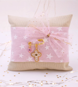 Μαξιλάρι Φυλαχτό για Νεογέννητο –  Σταυρός από Χάντρες Miyuki Μαξιλάρι Φυλαχτό για Νεογέννητο –  Σταυρός από Χάντρες Miyuki