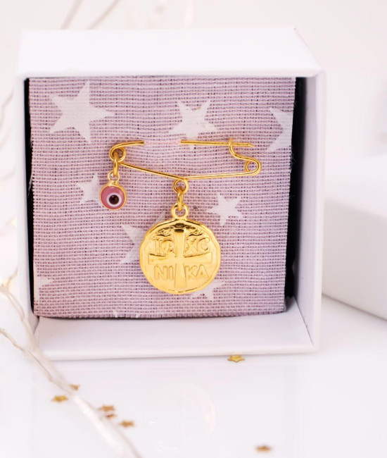 Χειροποίητο Φυλαχτό Παραμάνα με Κωνσταντινάτο – Ασήμι 925° Χειροποίητο Φυλαχτό Παραμάνα με Κωνσταντινάτο – Ασήμι 925°