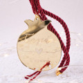 Personalized Hanging Lucky Pomegranate Charm: I Love You Grandma!
