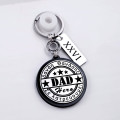 Personalized Men’s Lucky Keychain for Dad