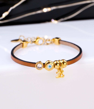 Lucky Bracelet 2026: Crystal & Enamelled Evil Eye