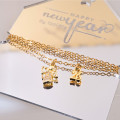 Lucky 2026 Necklace - Rhinestone Angel
