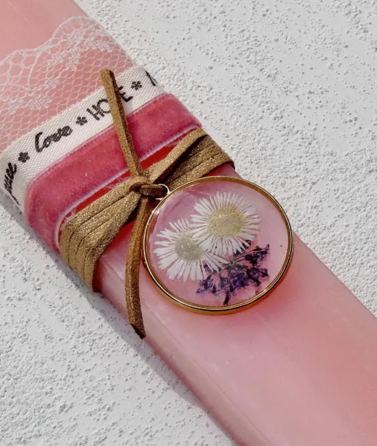 Γυναικεία λαμπάδα Dried Flower