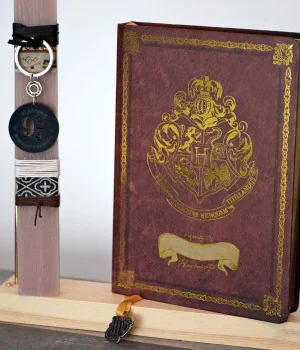 Σετ λαμπάδα με μπρελόκ και σημειωματάριο Harry Potter