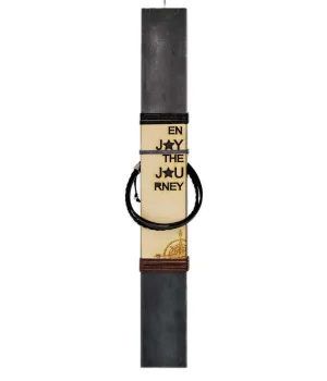 Easter candle for men with bracelet 