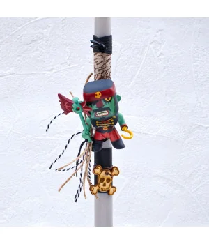 Kyle Pirate Easter Candle for boys
