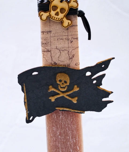 Αγορίστικη Λαμπάδα Πειρατική Σημαία