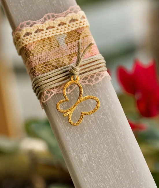 Butterfly Romantic Easter Candle for Women