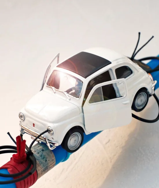 Λαμπάδα με Aυτοκίνητο Fiat 500 για Αγόρια