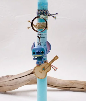 Λαμπάδα με Μπρελόκ Stitch