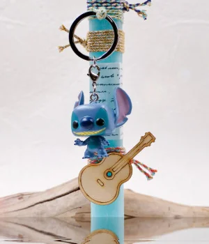 Λαμπάδα με Μπρελόκ Stitch