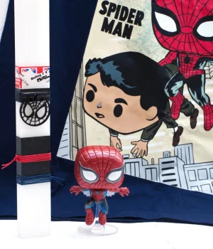 Λαμπάδα με φιγούρα και t-shirt Spiderman