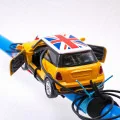Mini Cooper Car Yellow Easter Candle 