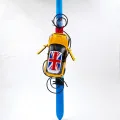 Mini Cooper Car Yellow Easter Candle 