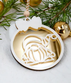 Στολίδι Golden Gnome Bauble