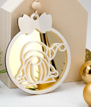 Στολίδι Golden Gnome Bauble
