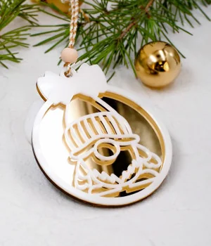 Στολίδι Golden Gnome Bauble