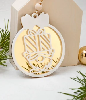 Στολίδι Golden Gnome Bauble