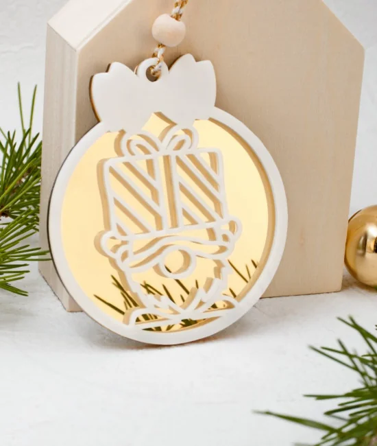 Στολίδι Golden Gnome Bauble