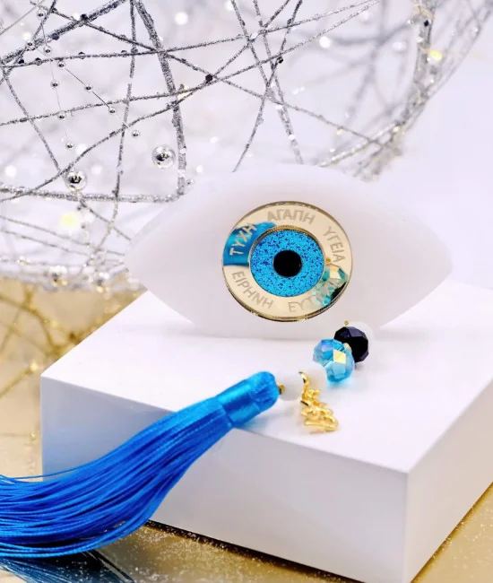 2026 Lucky charm with resin evil eye